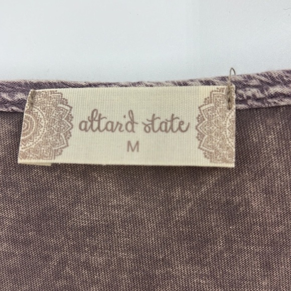 altar’d state scoop, neck, long sleeve, bohemian style top SZ M - Picture 6 of 10